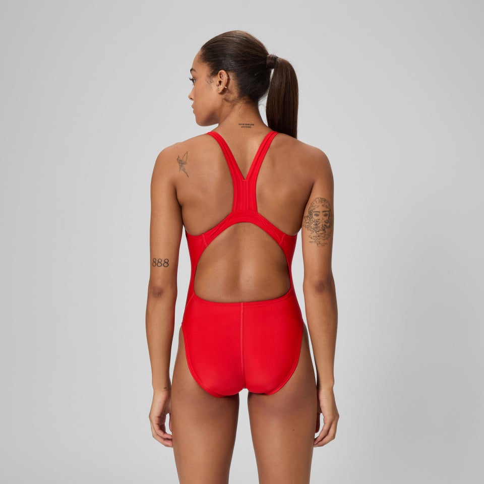 Women's Guard Super Pro Back Solid One Piece Red