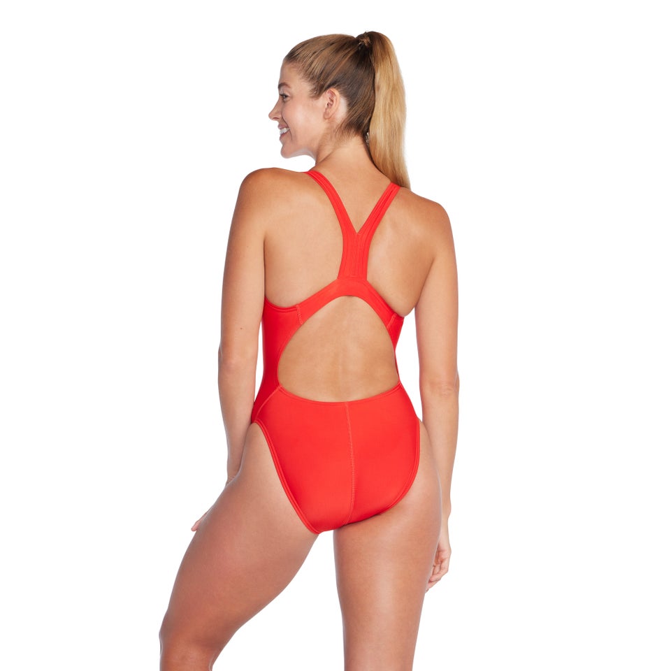 Women's Guard Super Pro Back Solid One Piece Red