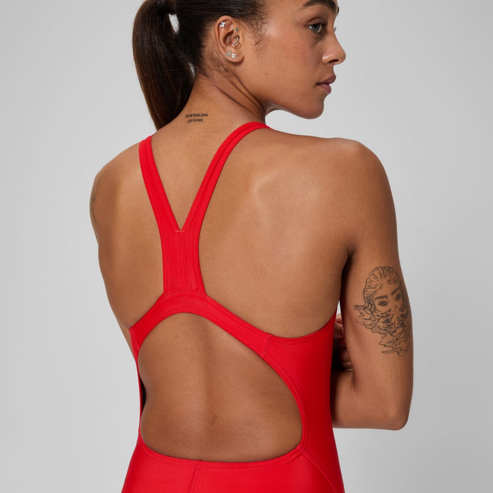 Women's Guard Super Pro Back Solid One Piece Red