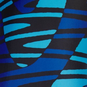 Monopièce Disco Boom Flyback pour femmes, bleu