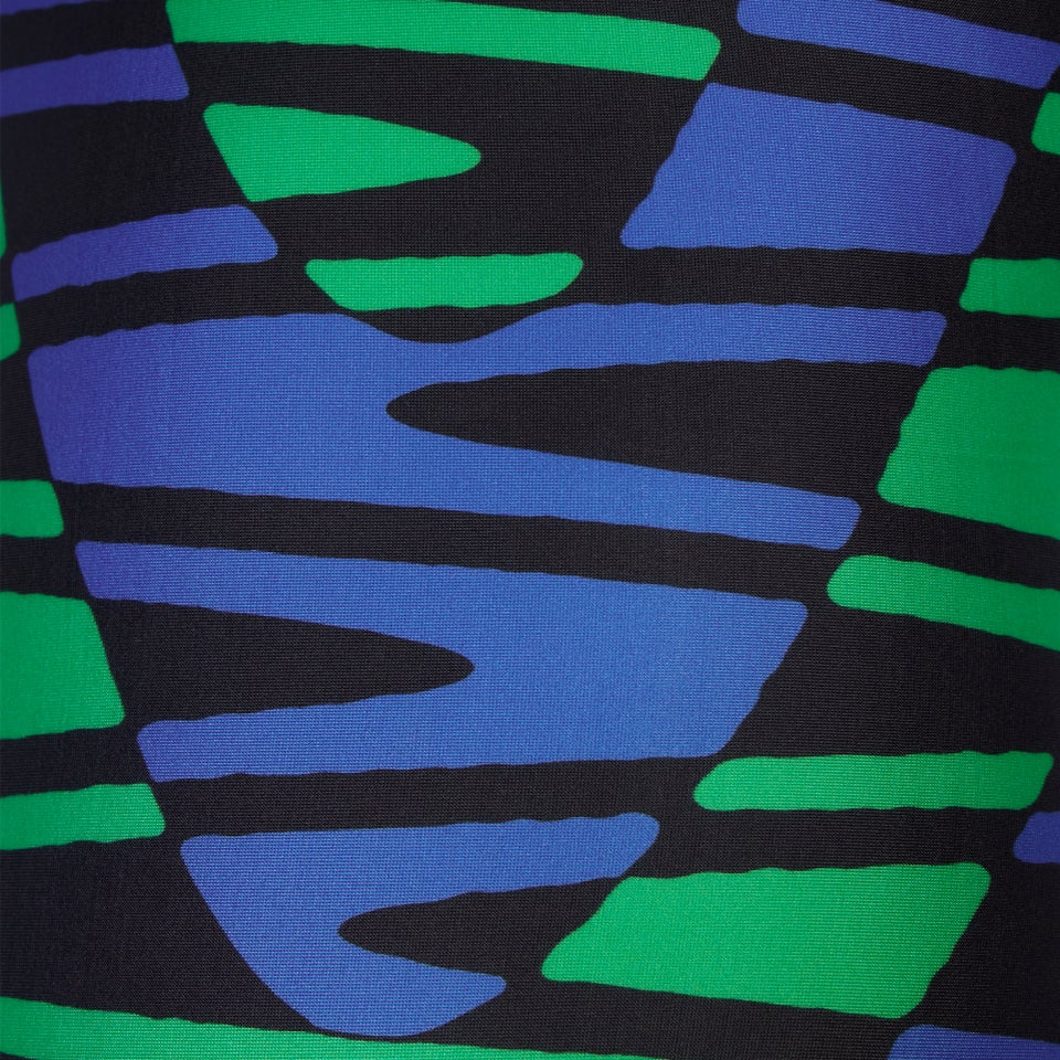 Women's Disco Boom Flyback One Piece Blue/Green