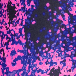 Women's Printed Twist Back One Piece Purple/Pink