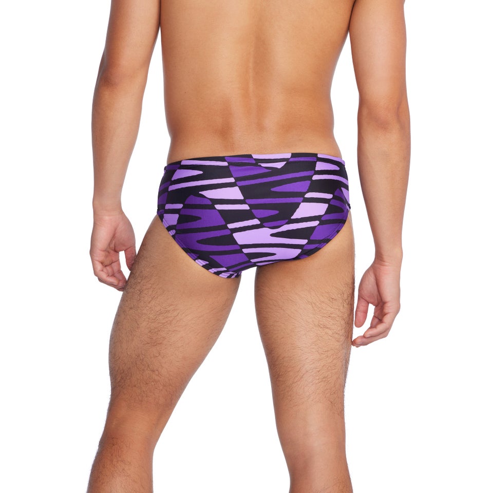Boy's Disco Boom Brief Purple