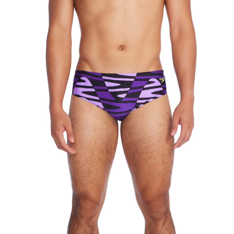 Boy's Disco Boom Brief Purple