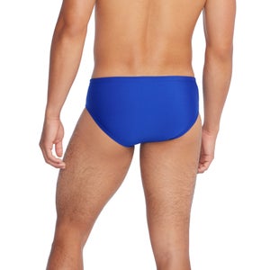 Men's Solid One Brief Blue