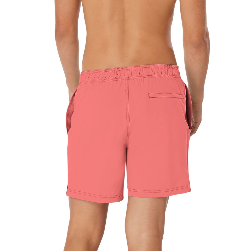 Men's Solid Redondo Edge 17" Volley Swim Trunks Pink
