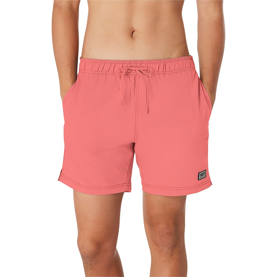 Men's Solid Redondo Edge 17" Volley Swim Trunks Pink