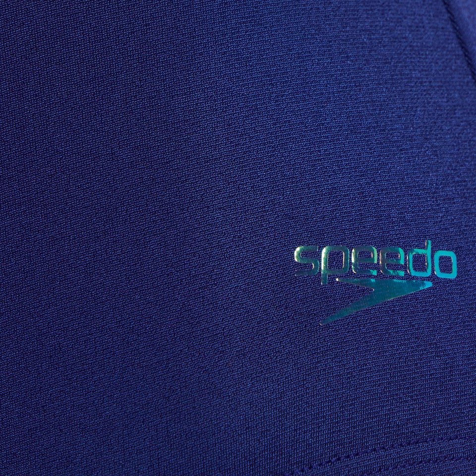 Women's Print Square Neck One Piece Blue