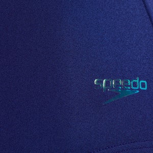 Women's Print Square Neck One Piece Blue