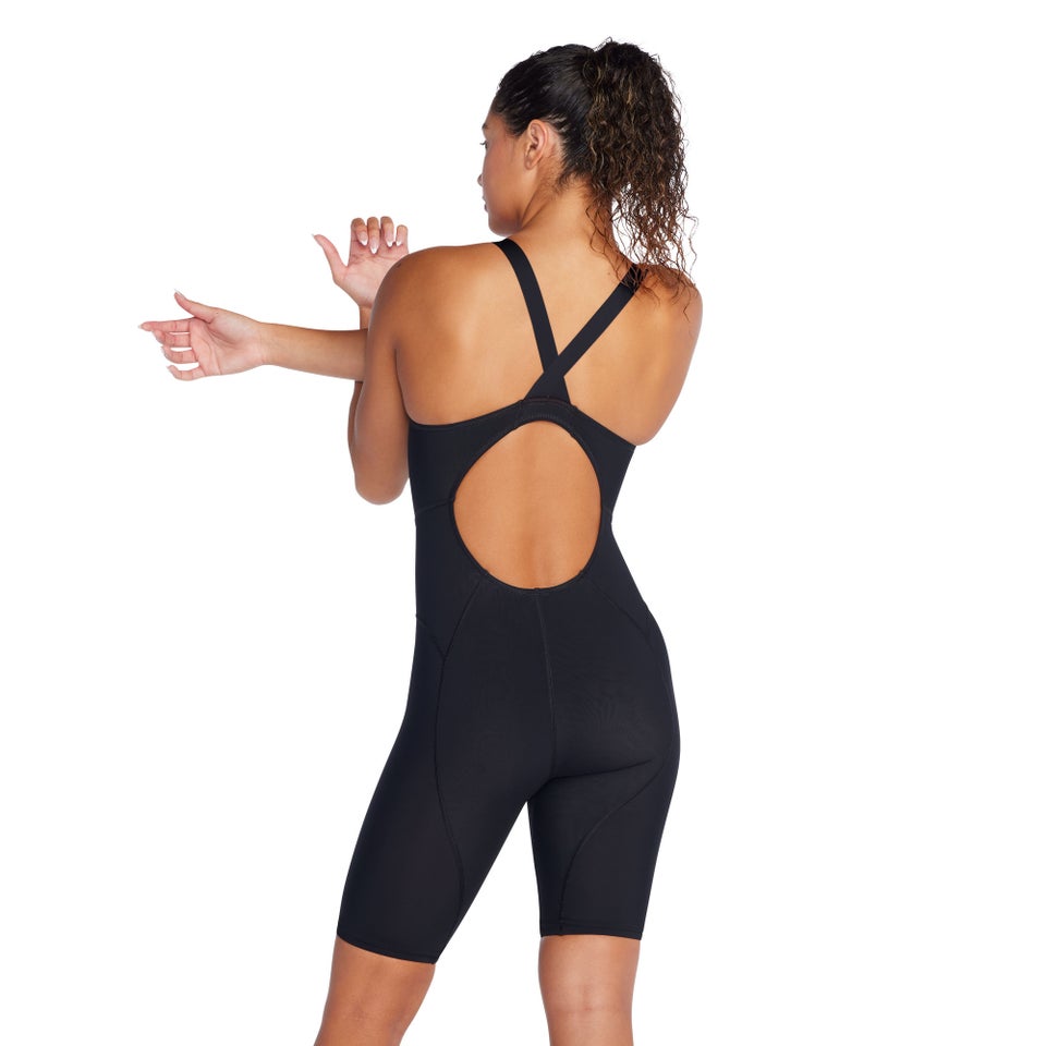 Women's Solid Vanquisher Kneeskin Black