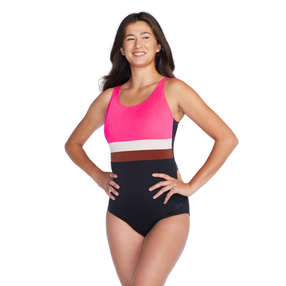 Women's Banded One Piece Pink