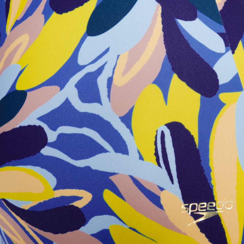 Women's Printed Halter One Piece Blue