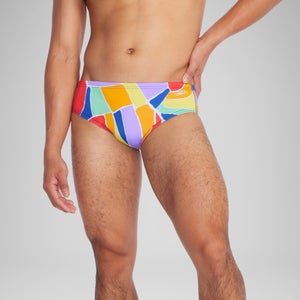 Men's Pride Printed One Brief Blue - 26