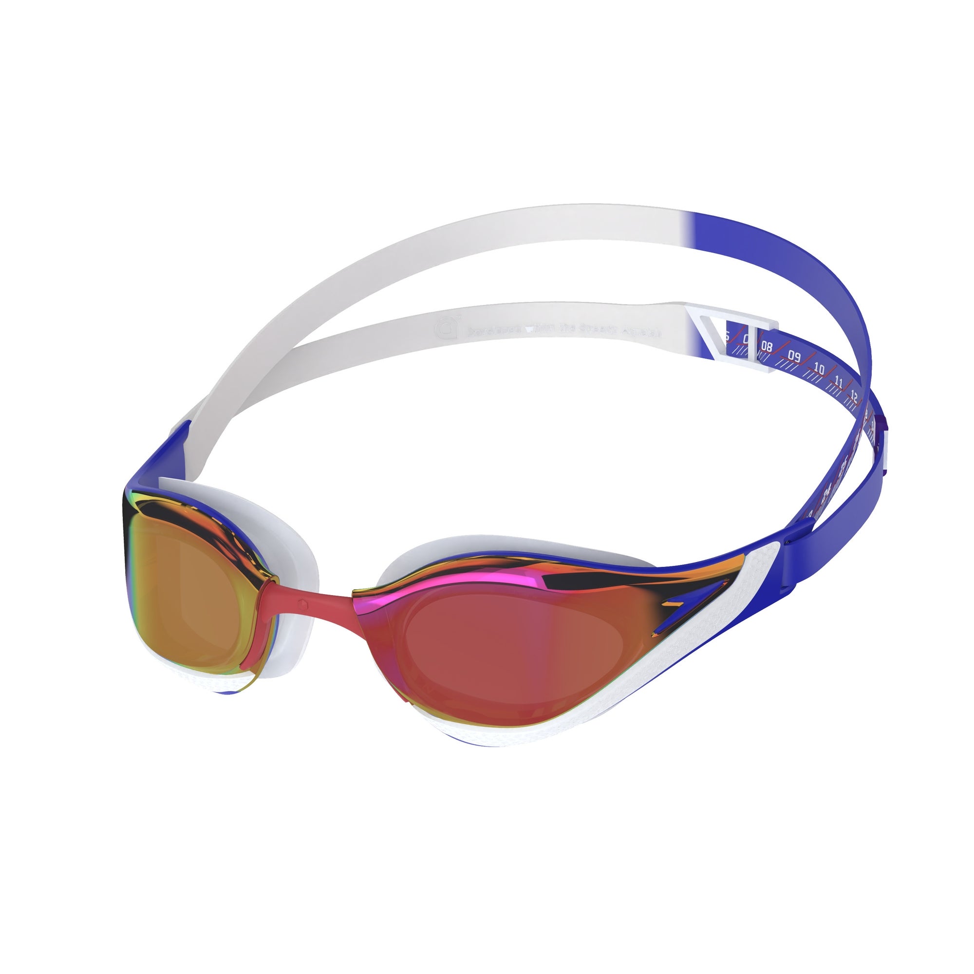 Fastskin Pure Focus Mirrored Goggles Blue/White | Speedo USA