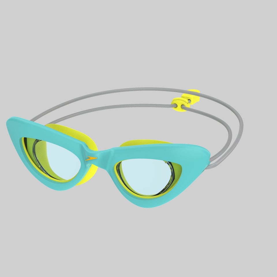 Kids Sunny G Cat Eye Goggles Turquiose/Yellow