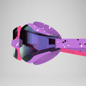 Kids Limited Edition Hyper Flyer Mirrored Goggles Pink/Purple