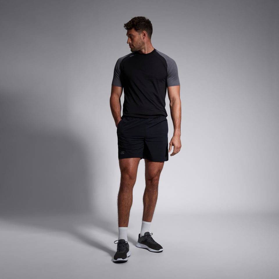 MENS ELITE WOVEN SHORT BLACK