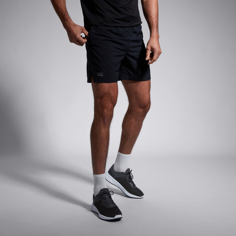MENS ELITE WOVEN SHORT BLACK