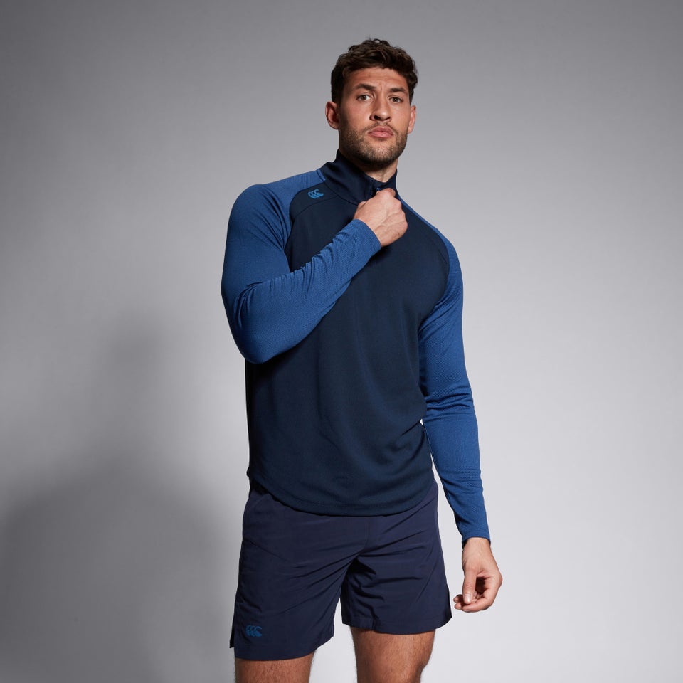 Men'S Elite First Layer Top Navy