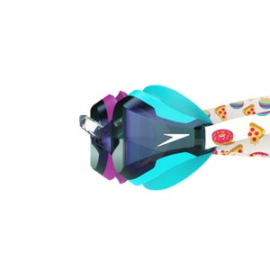 Kieran Smith Speed Socket Mirrored Goggles Purple/Turquoise