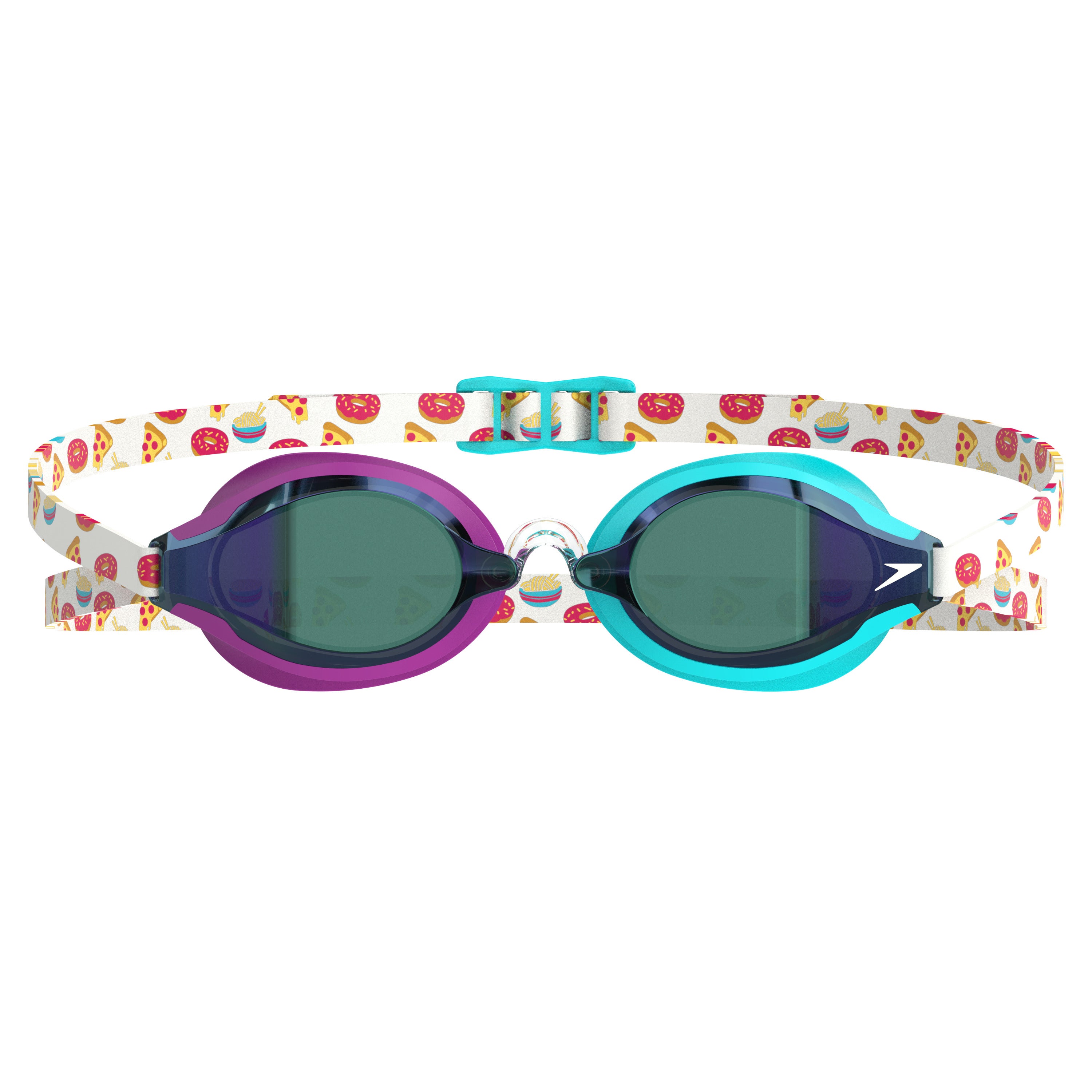 Kieran Smith Speed Socket Mirrored Goggles Purple/Turquoise