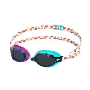 Kieran Smith Speed Socket Mirrored Goggles Purple/Turquoise