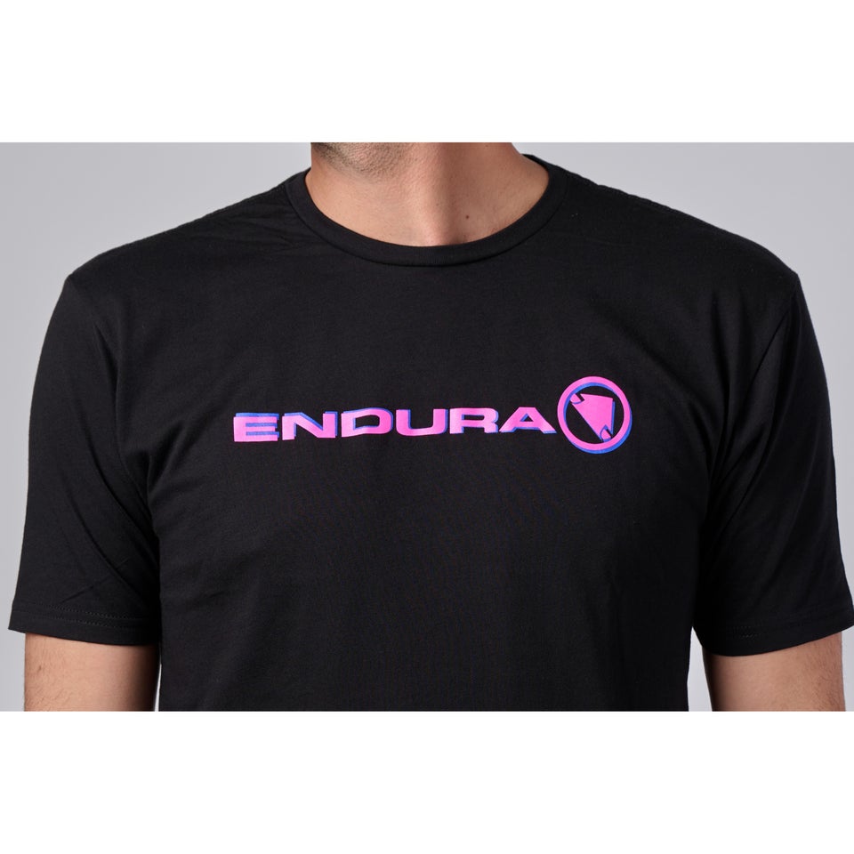 Unisex 3D Logo Shirtail Tee - Black