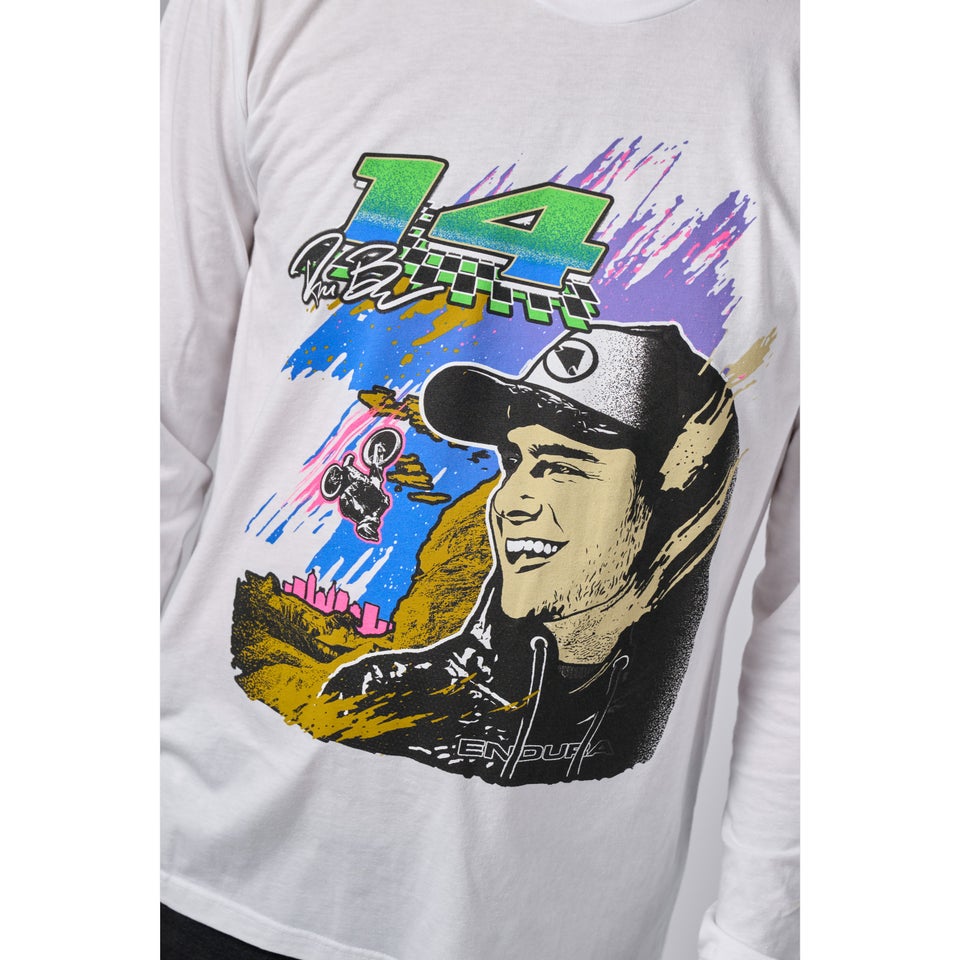 Unisex Reed Boggs Long Sleeve Tee - Black/White