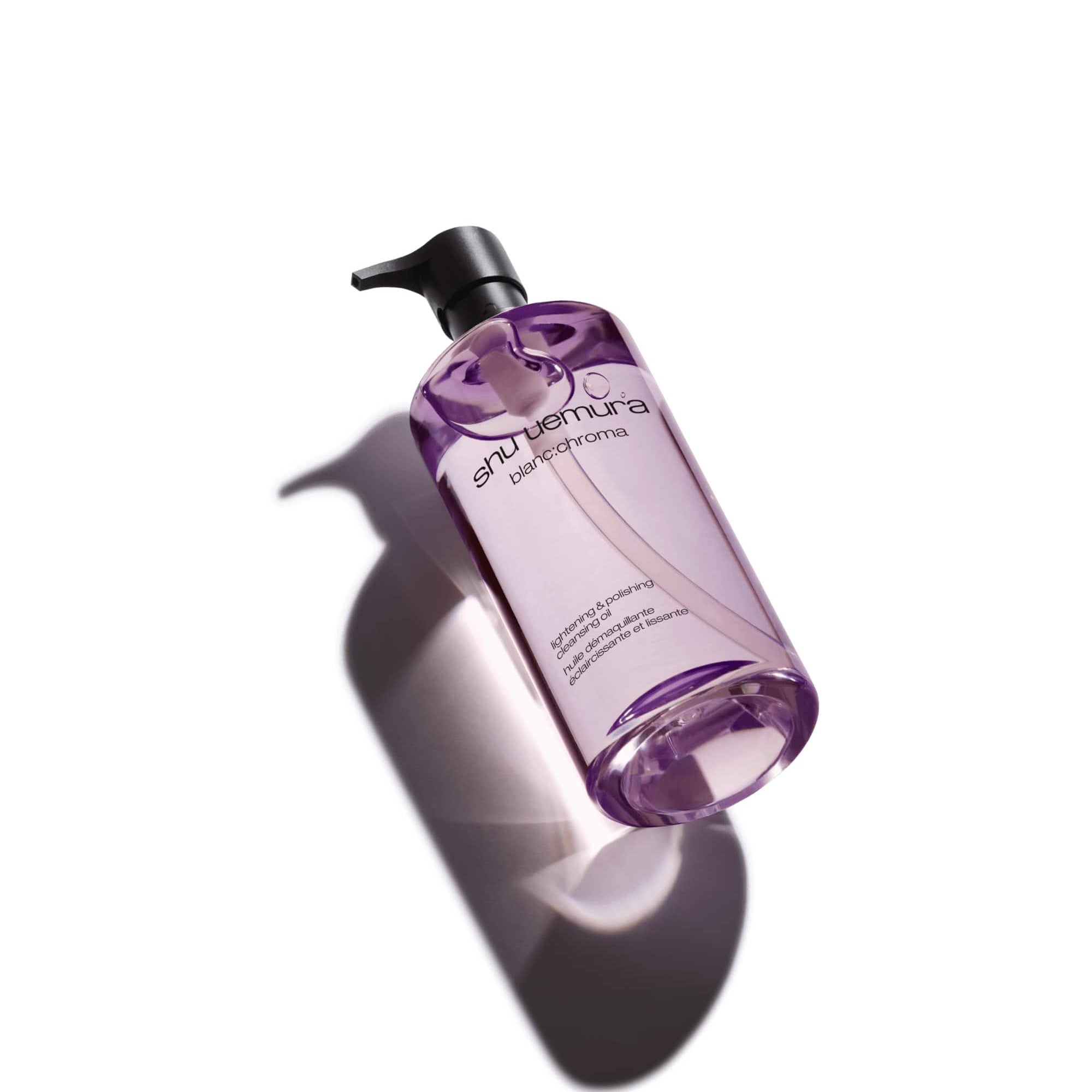 blanc chroma lightening & polishing cleansing oil 450ml | shu