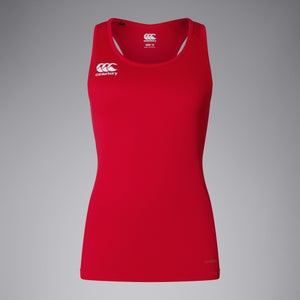 CANTERBURY CLUB DRY RACERBACK SINGLET AF FLAG RED