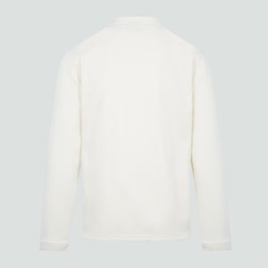 Men'S Classic Long Sleeved Reg Cricket Oversh Tee Cream