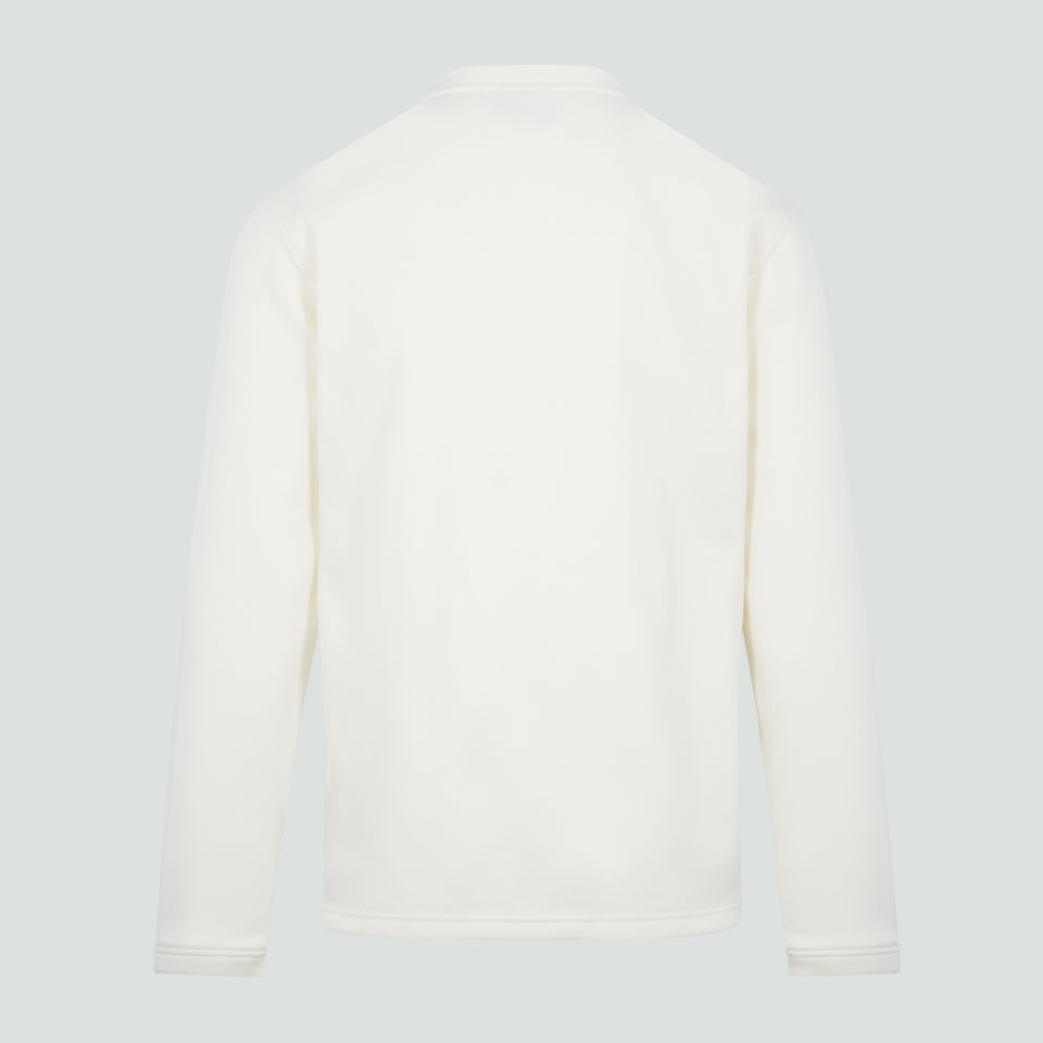 Men'S Classic Long Sleeved Reg Cricket Oversh Tee Cream