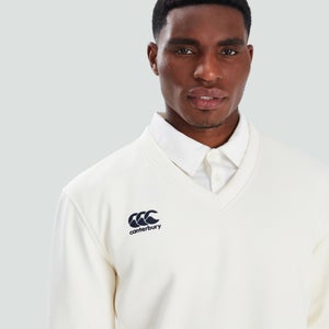 Men'S Classic Long Sleeved Reg Cricket Oversh Tee Cream