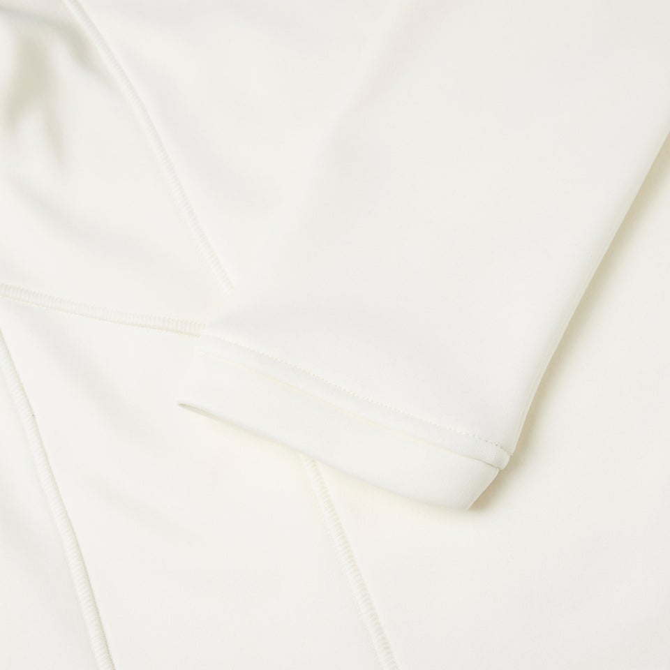 Men'S Classic Long Sleeved Reg Cricket Oversh Tee Cream