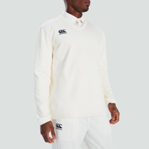 Men'S Classic Long Sleeved Reg Cricket Oversh Tee Cream