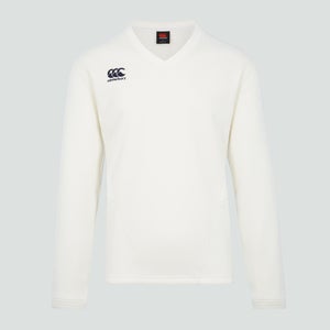 Men'S Classic Long Sleeved Reg Cricket Oversh Tee Cream