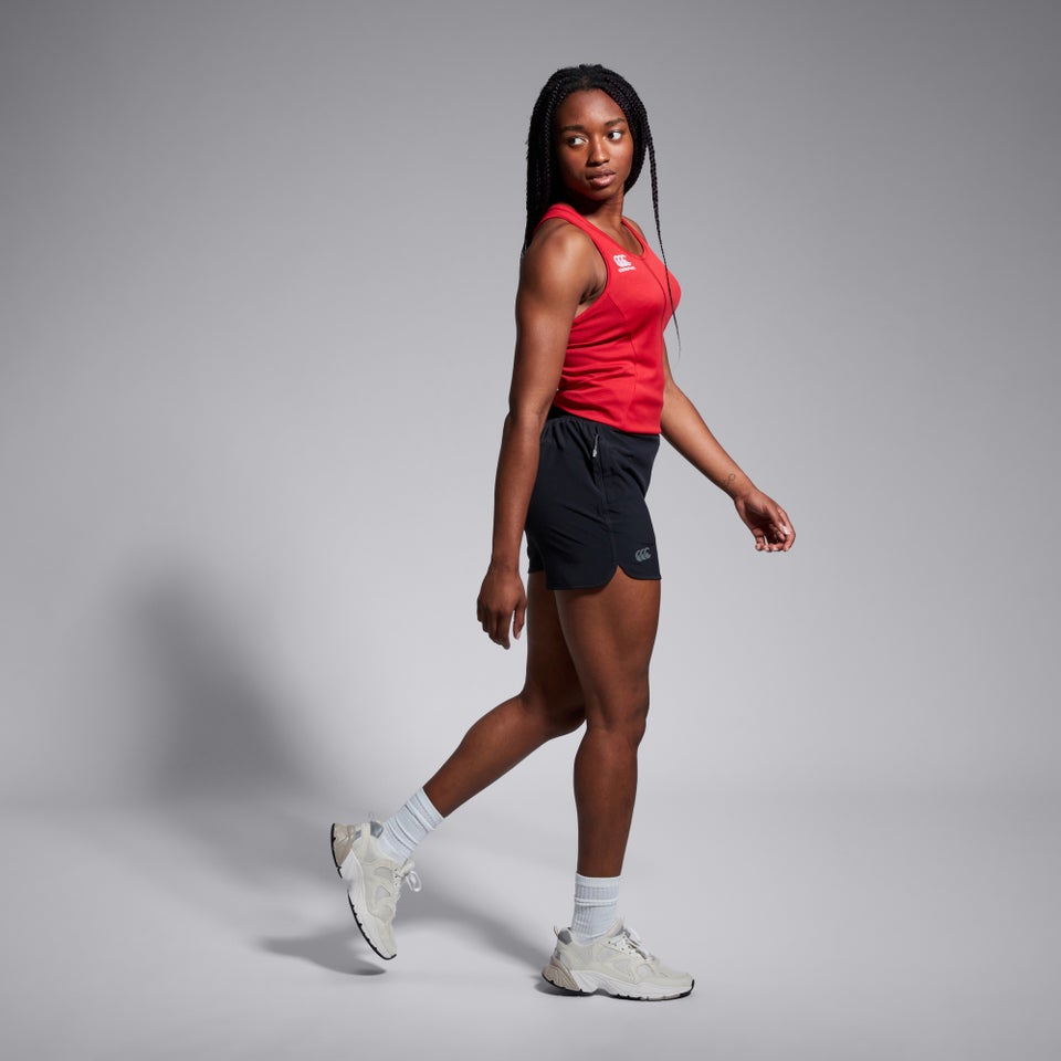 WOMENS ELITE WOVEN SHORT BLACK