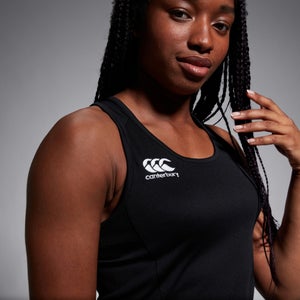 Womens Club Dry Racerback Singlet Black