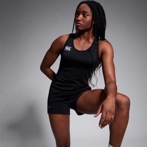 Womens Club Dry Racerback Singlet Black
