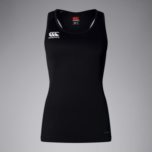 Womens Club Dry Racerback Singlet Black