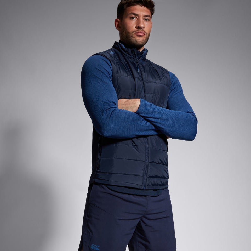 Men'S Elite Microlight Gilet Navy