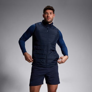 Men'S Elite Microlight Gilet Navy