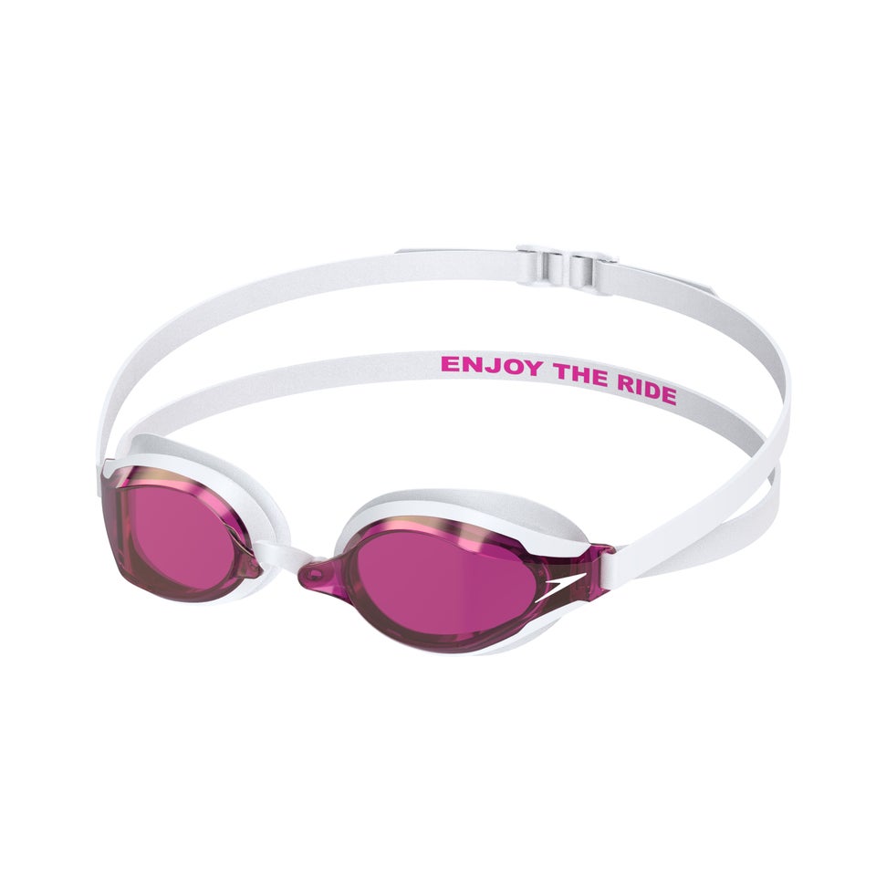 Abbey Weitzeil Speed Socket Mirrored Goggles White/Purple