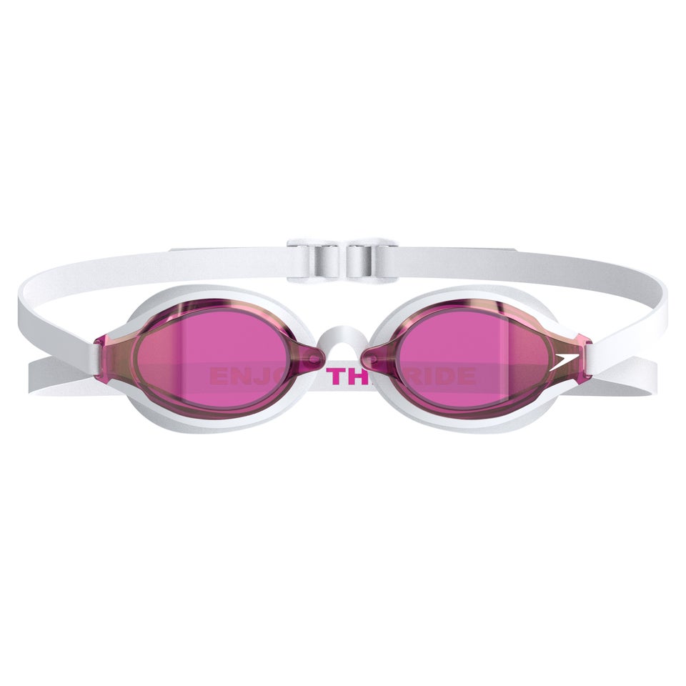 Abbey Weitzeil Speed Socket Mirrored Goggles White/Purple