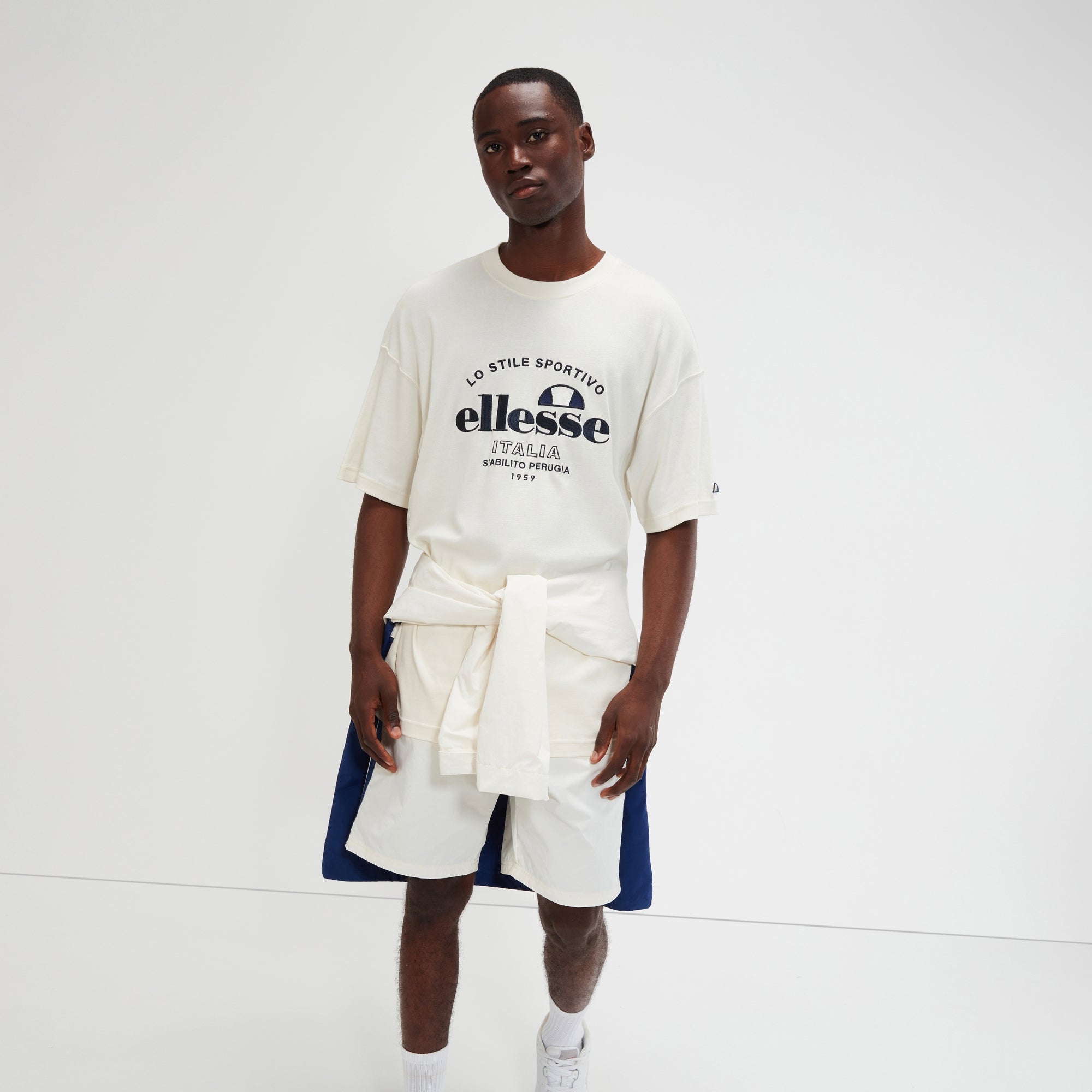 ellesse ギャザーシャツ L ホワイト Men's Zalenti Tee Off White | ellesse UK