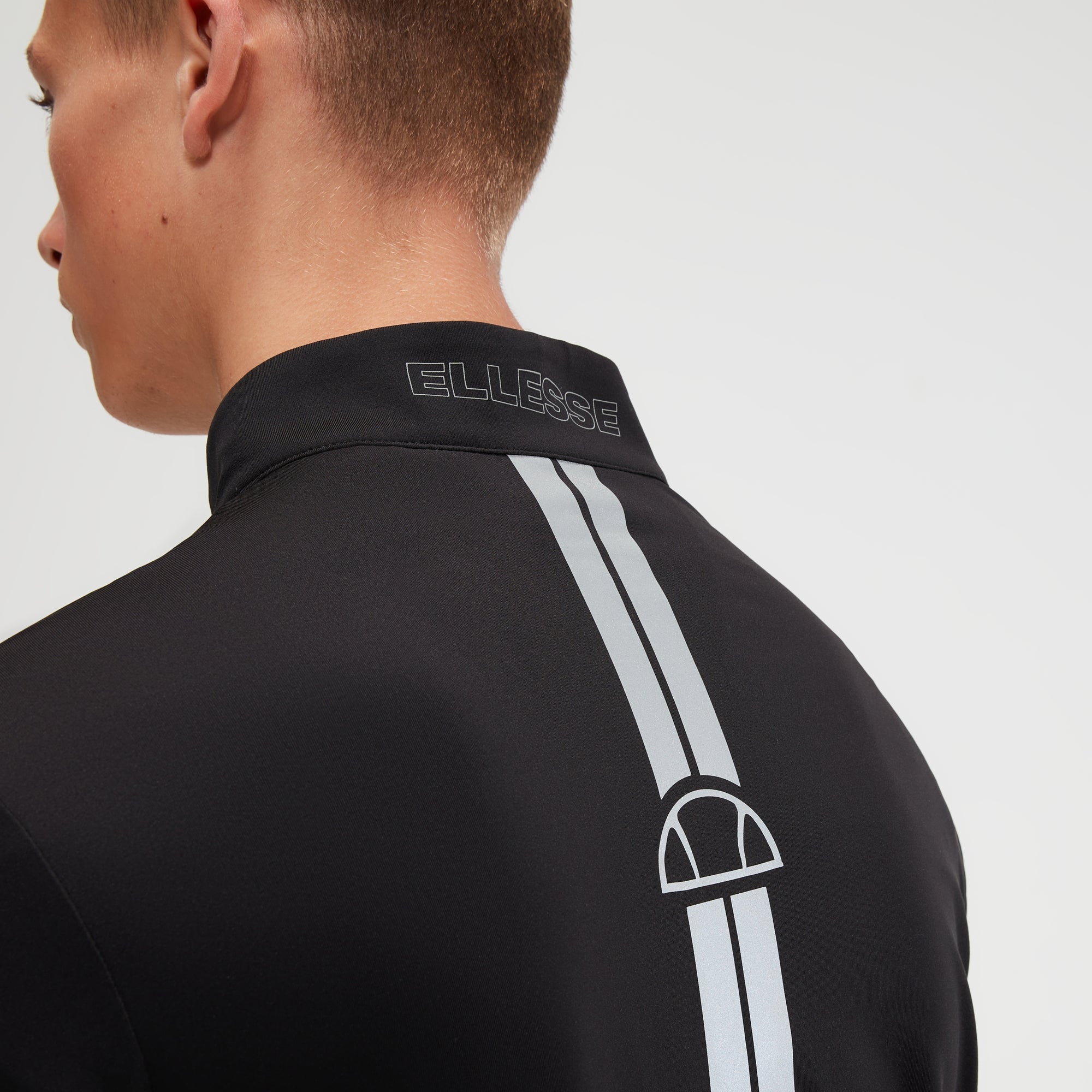 Men's Mezzine Long Sleeve Tee Black | ellesse UK