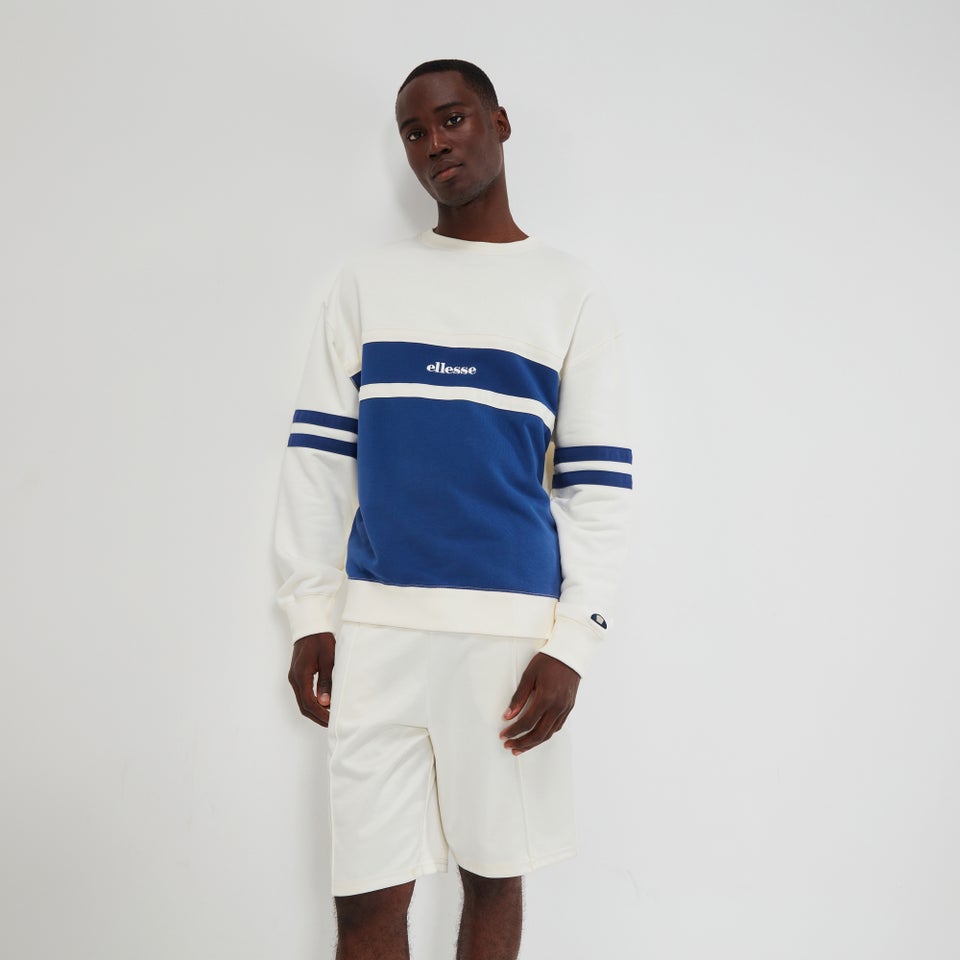 Men's Matiano Sweatshirt Off White/Navy