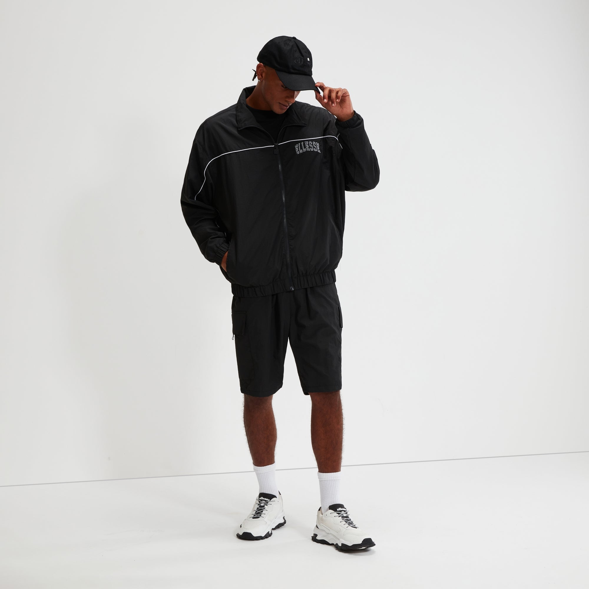 Men's Sowso Jacket Washed Black | ellesse UK