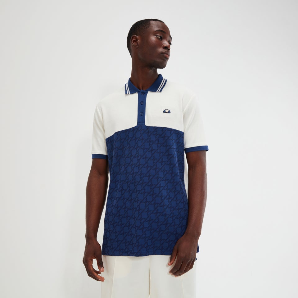 Men's Suanio Polo Off White/Navy