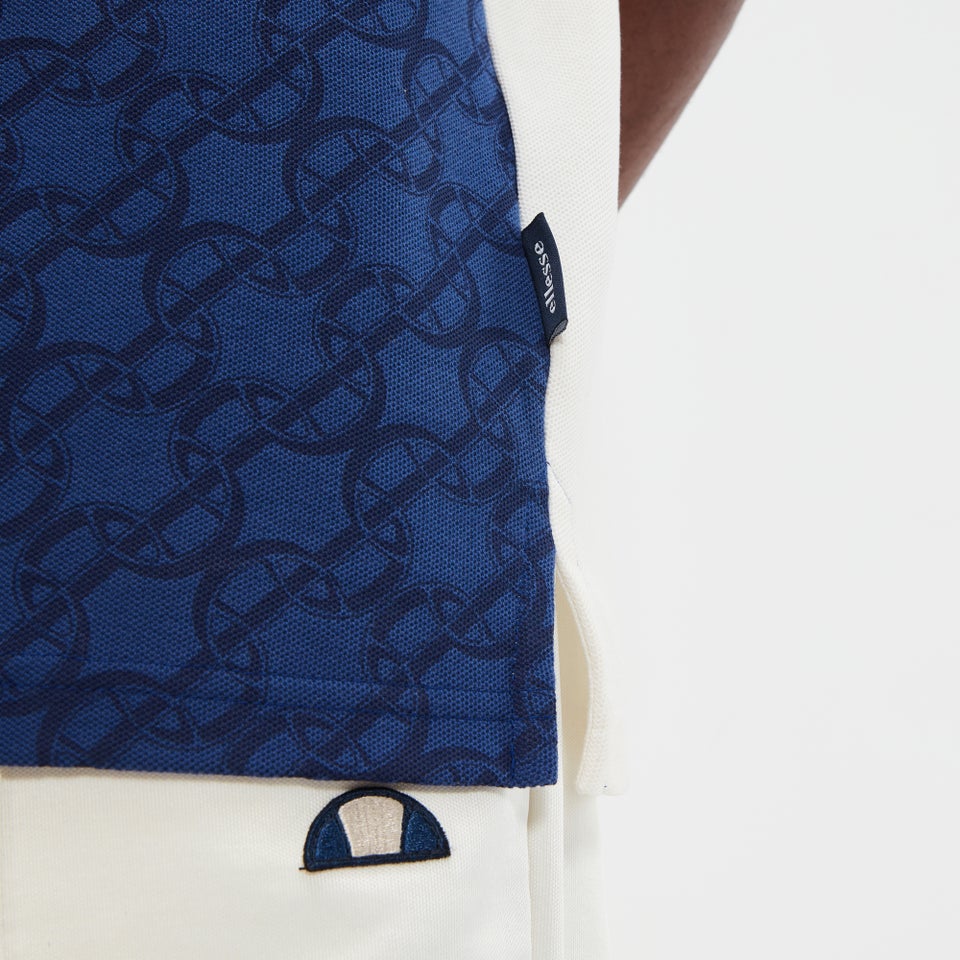 Men's Suanio Polo Off White/Navy